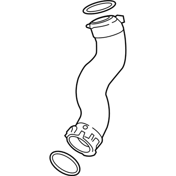 BMW 11618571025 CHARGE AIR LINE