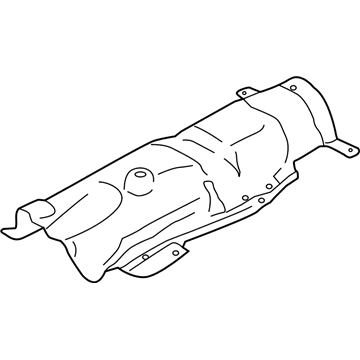 BMW X2 Exhaust Heat Shield - 51487290778