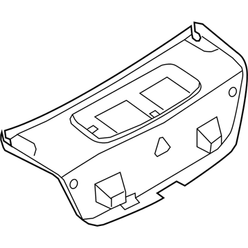 BMW 51497050311 Trim Panel, Trunk Lid