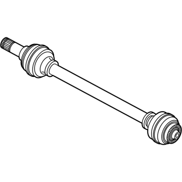 BMW 33207847409 OUTPUT SHAFT, REAR LEFT