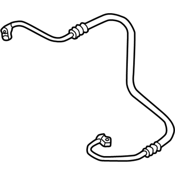 2003 BMW 325i A/C Liquid Line Hoses - 64536904013