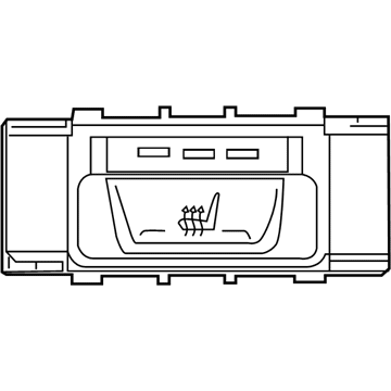 BMW 530e Seat Heater Switch - 61319364671