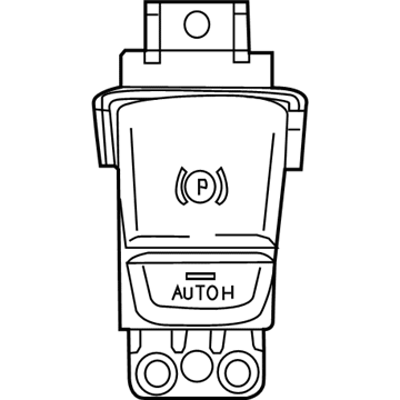 BMW 61315A403D5 SWITCH FOR PARKING BRAKE/AUT