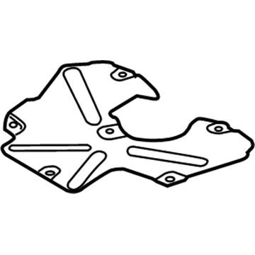 BMW 31116854720 Absorber For Stiffening Plate