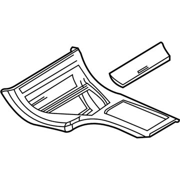 BMW 51168260835 Poplar Wood Cover, Centre Floor Console