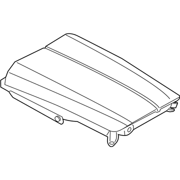 BMW 51169171267 Armrest, Leather, Front Middle