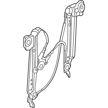 BMW 51357365258 Rear Right Window Regulator