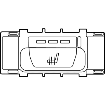 BMW X7 Seat Heater Switch - 61316828057