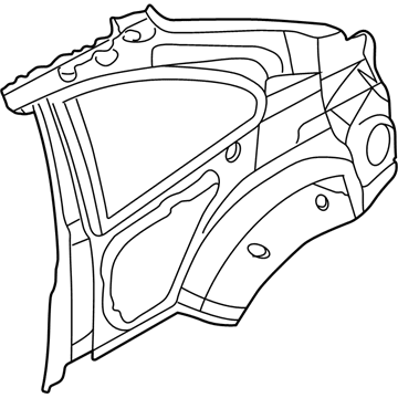 BMW 41218242068 Right Interior Side Frame