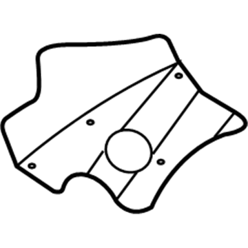 BMW 22321094579 Gearbox Support Heat Resistant Plate