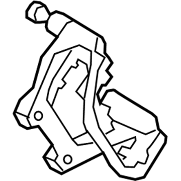 BMW Z4 Brake Caliper Bracket - 34206786046