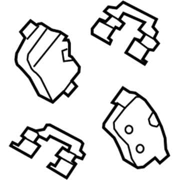 2012 BMW Z4 Brake Pads - 34216797861