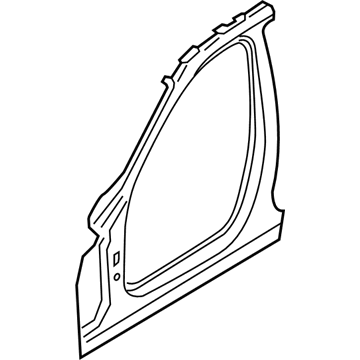 BMW 41007334016 Column A Exterior, Right