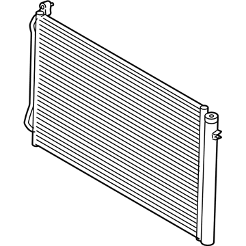 BMW 64539229021 Condenser Air Conditioning With Drier