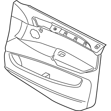 BMW 51417369931 Door Lining Vynil Front Left