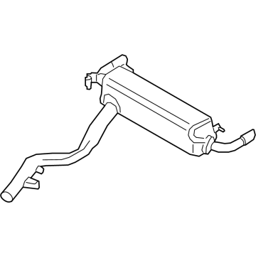 BMW 330i xDrive Exhaust Resonator - 18307933843