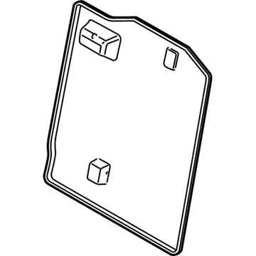 BMW 52207499163 TRIM BACKREST, LEFT