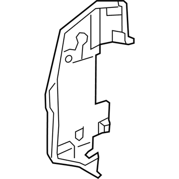 BMW 51487458283 NOISE INSULATION, A-PILLAR L