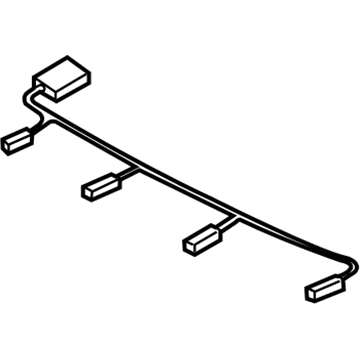 BMW 61129122274 Set Of Cables, Front Bumper