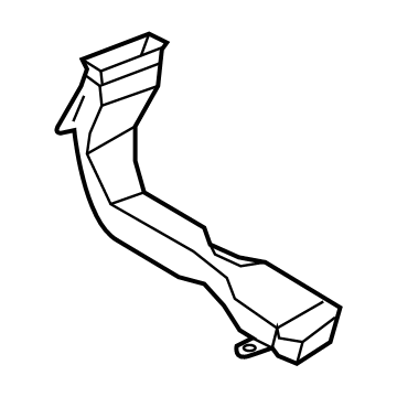 BMW 51477343456 Air Duct, B-Pillar, Outer Right