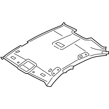 BMW 51447903786 MOLDED ROOF LINING