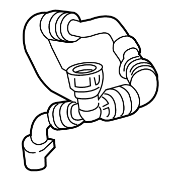 BMW 17228676525 TRANSMISSION OIL COOLER LINE