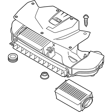 BMW X6 M Air Filter Box - 13717848622