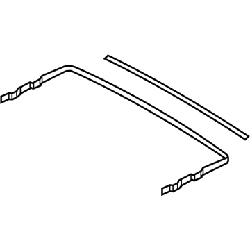 2018 BMW 740i Weather Strip - 54107382989