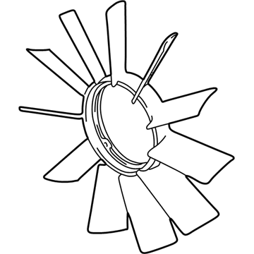 BMW 11527831113 Radiator Cooling Fan