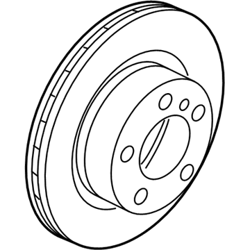 2023 BMW M2 Brake Disc - 34118848417