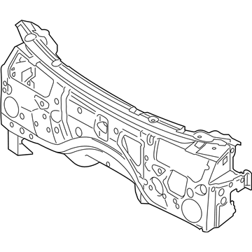 BMW 51487489607 SOUND INSULAT., SPLASH WALL