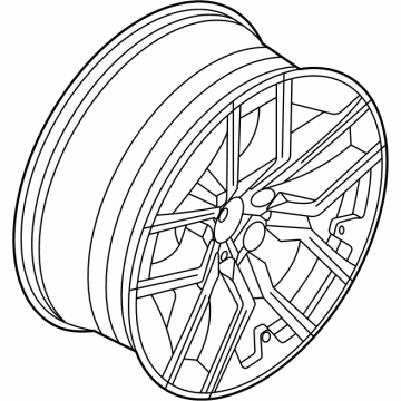 BMW 760i xDrive Alloy Wheels - 36115A19DE8