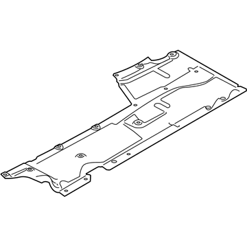 BMW 51758055952 Underbody Panelling, Side Right