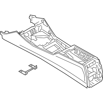 2023 BMW M340i Center Console Base - 51166996833