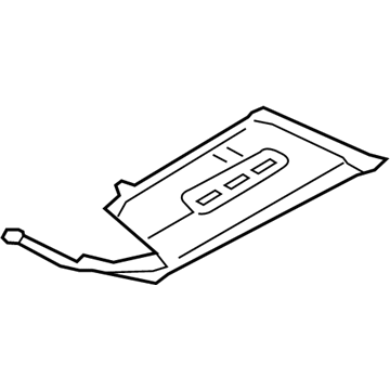 BMW 41217230304 Moulded Part For Column B, Exterior Right