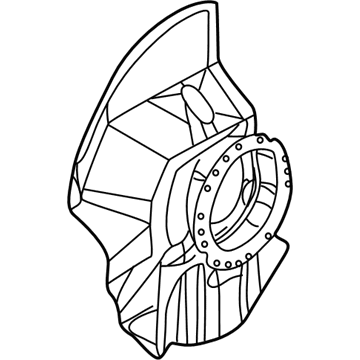 BMW 325i Brake Backing Plate - 34116750129