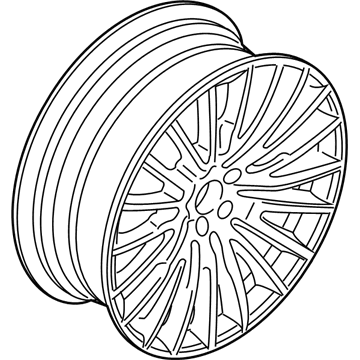 BMW 36116869013 Disc Wheel, Light Alloy, Liquid Black