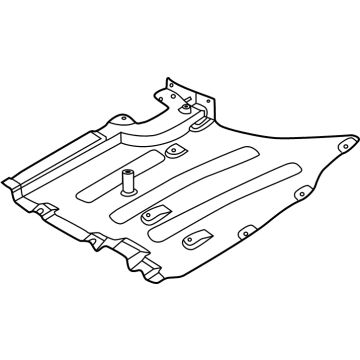 BMW 51757396708 UNDERSHIELD FOR TANK, RIGHT