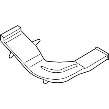 BMW 64229113014 Air Duct, Rear Cabin, Front Right