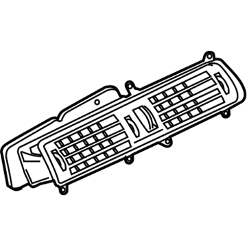 BMW 64229142590 Fresh Air Grille Center