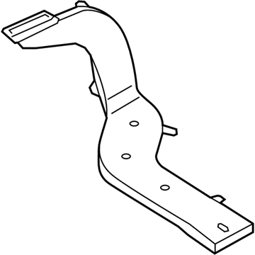 BMW 64229119946 Air Duct, B-Pillar, Inner Right