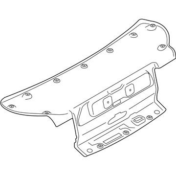BMW 51497295253 Trim Panel, Trunk Lid