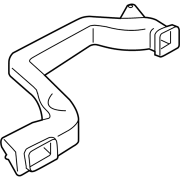 BMW 64229258254 Cold Air Duct, Right