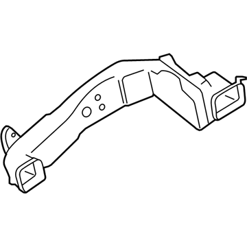 BMW 64229258253 Cold Air Duct, Left