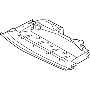 BMW 51718159980 Engine Compartment Screening, Front