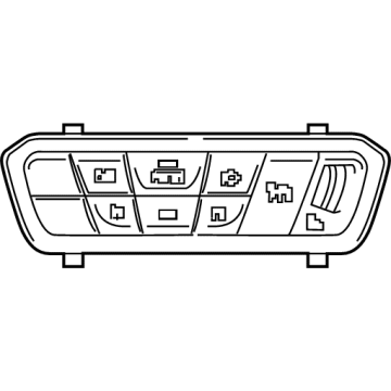 BMW M8 Headlight Switch - 61315A16B09