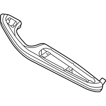 BMW 51418259964 Armrest, Matt Chrome, Front, Right