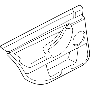 BMW 51428179251 Door Trim Panel, Rear, Left