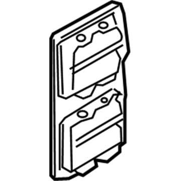 BMW 64228390234 Breather Covering Rear