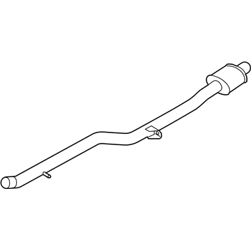 2015 BMW X3 Exhaust Resonator - 18307646097